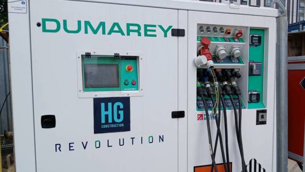 HG Construction et Dumarey Green Power décarbonent les grues au Royaume-Uni