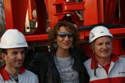 Martina Moritsch, vice-présidente de la branche grues à tour Terex