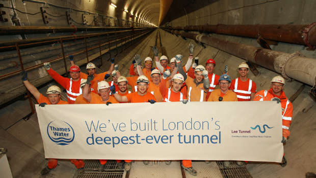 Londres : le Lee Tunnel a été achevé