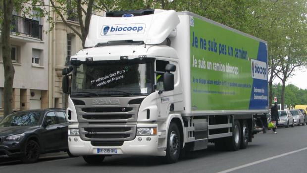 Les véhicules Euro 6 de Scania à ExpoBiogaz