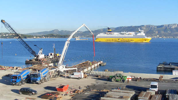 Eiffage Travaux Maritimes à l'action à Toulon