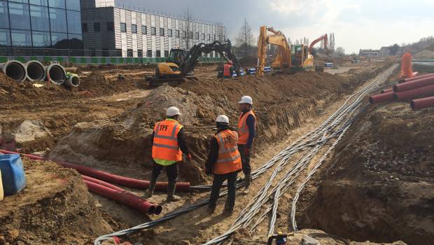 Paris-Saclay : ERDF déplace 9 km de réseaux 