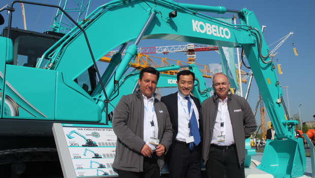 Kobelco aux anges sur Intermat