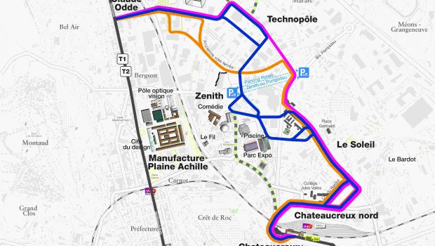 Tramway de Saint-Etienne : 3 tracés en concertation