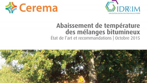 L'IDRRIM publie un guide sur les mélanges bitumineux tièdes