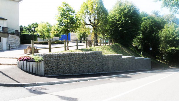 Des gabions extra-forts pour la stabilisation des talus