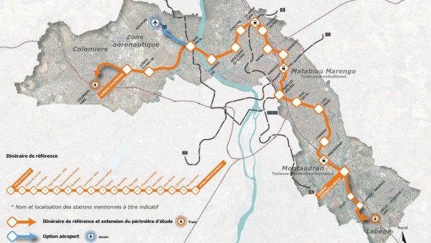 Toulouse : les études du métro Aerospace Express précisées