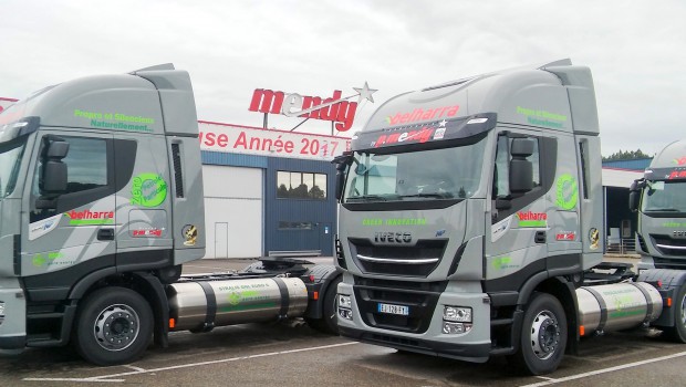 Iveco : 3 Stralis au GNL chez Transports P. Mendy