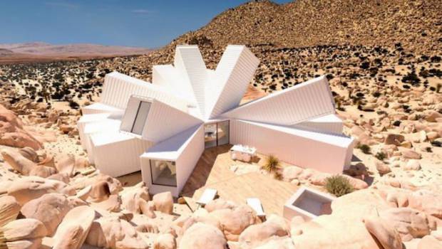 INSOLITE – Une maison-conteneur dans le désert