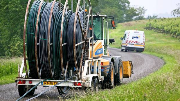 NGE installe la fibre dans l’Hérault