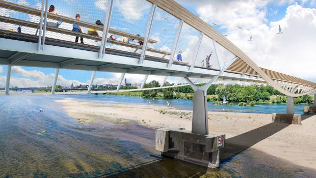 Une passerelle en projet sur la Loire