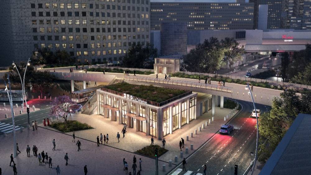 Grimshaw créera la gare La Défense sur le tronçon Ouest de la ligne 15