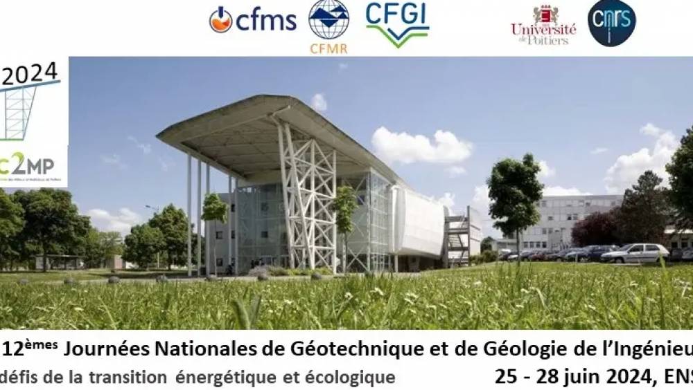 Les Journées Nationales de Géotechnique et de Géologie de l’Ingénieur à Poitiers