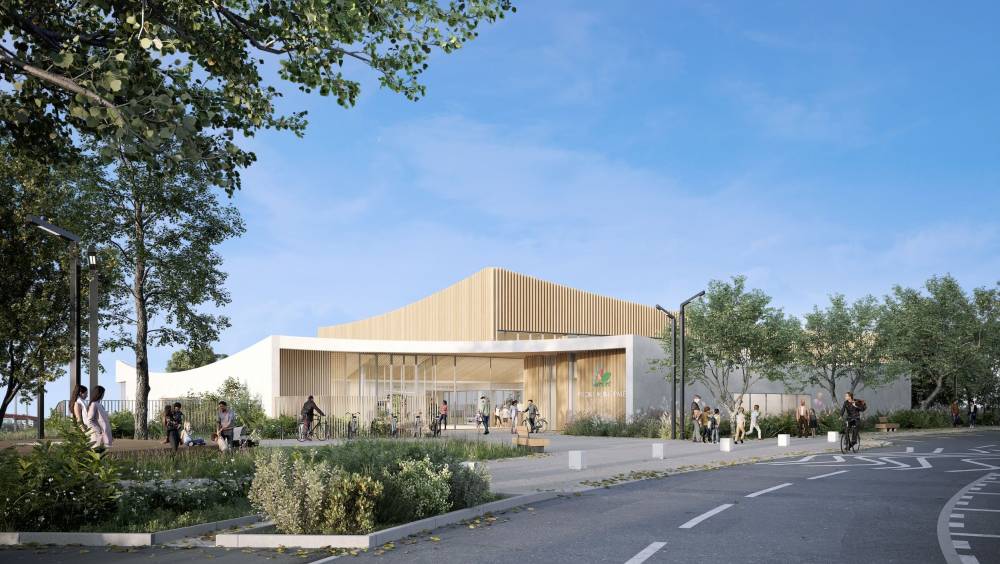 Lormont : Bouygues Bâtiment Centre Sud-Ouest poursuit les travaux de la nouvelle piscine municipale