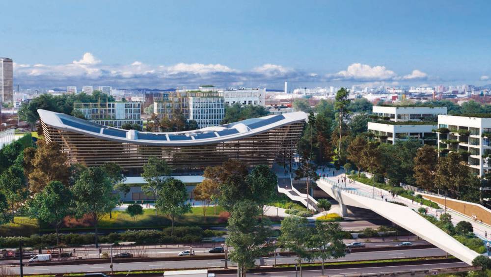 Centre Aquatique de Saint-Denis : une toiture à l'architecture ambitieuse