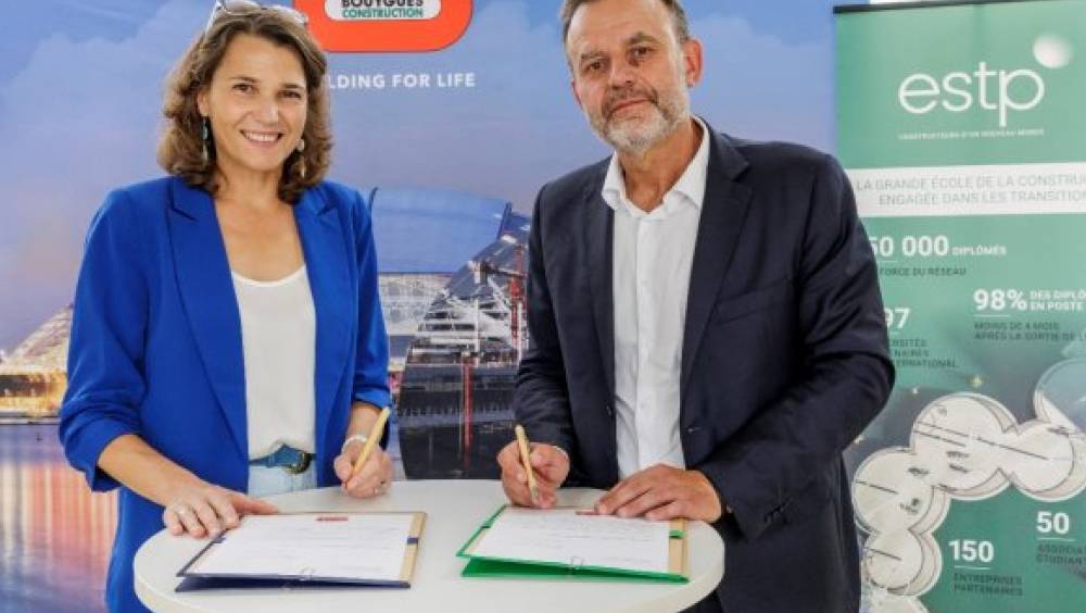 Bouygues Construction parraine la promotion 2027 de l'ESTP