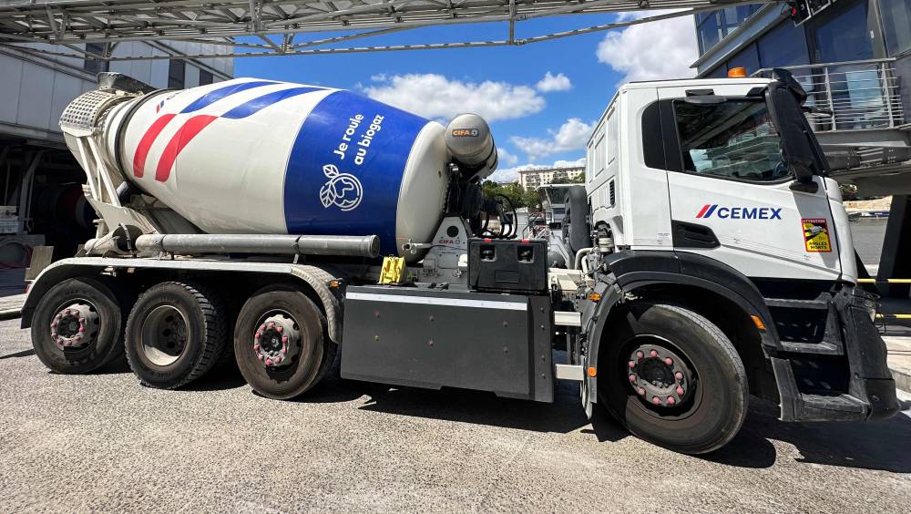 Cemex diminue ses émissions de CO2 liées au transport des granulats et bétons en France