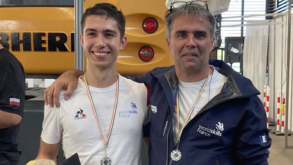 Aux Worldskills, Johan Beillevaire, médaille d’argent en Maintenance des Matériels