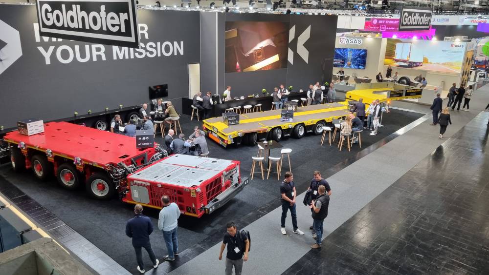 Goldhofer en représentation sur l'IAA