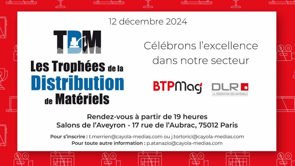 3ème édition des Trophées des Distributeurs de Matériels (TDM)