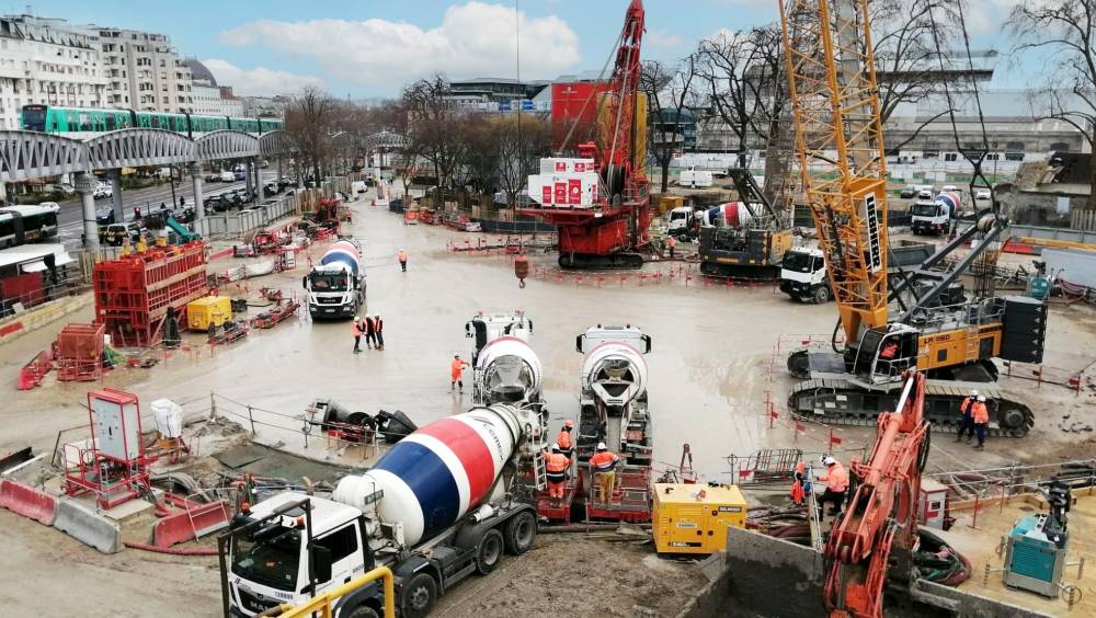 Cémex bétonne le bassin d'Austerlitz