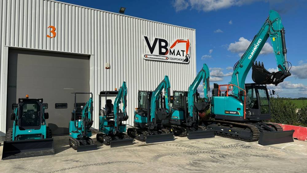 VB Mat Equipement, concessionnaire Sunward dans le nord de l'Ile-de-France