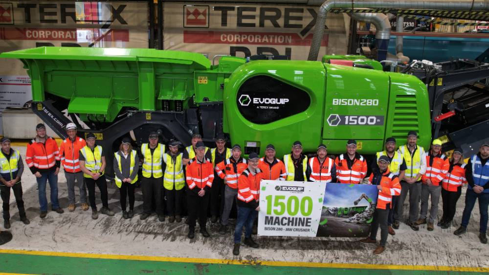 La 1500e machine Evoquip va à FJS Plant en Irlande