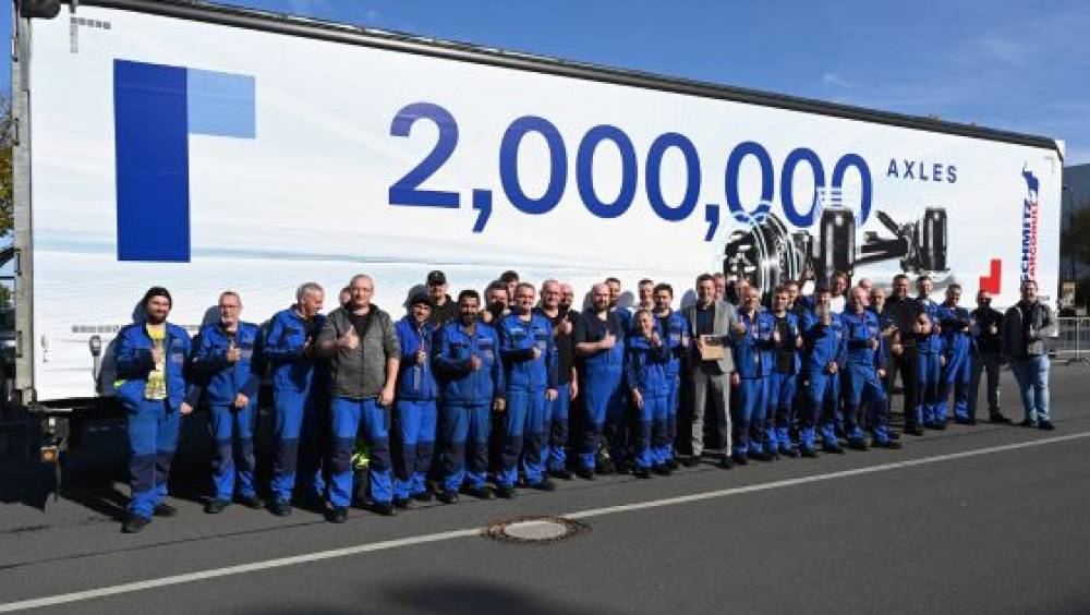 2 millions d'essieu produits chez Schmitz Cargobull