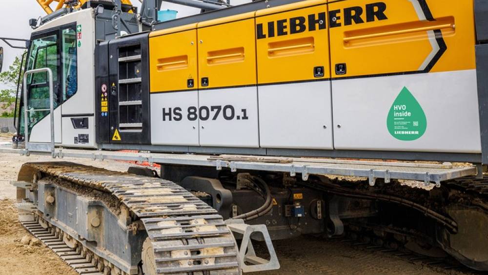 DU HVO dans l'usine Liebherr-Werk Nenzing