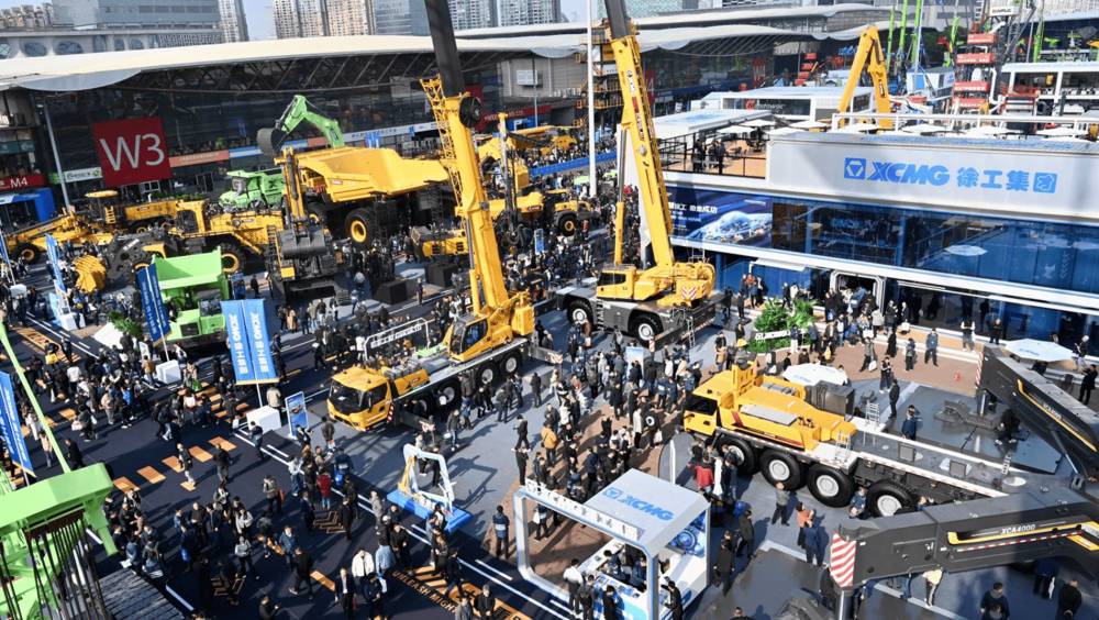 L'étalage de XCMG à Bauma China