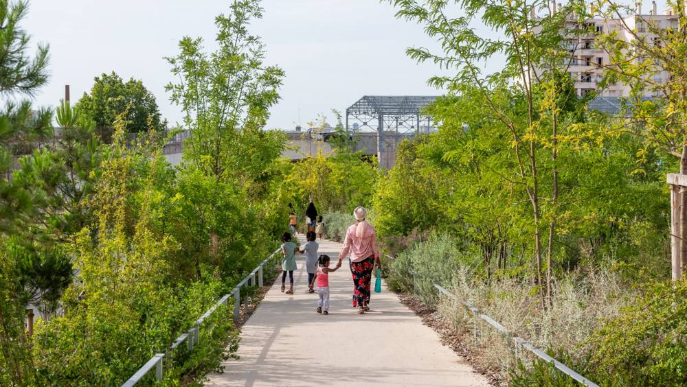 Le Parc Bougainville à Marseille remporte le prix du  Recyclage urbain 