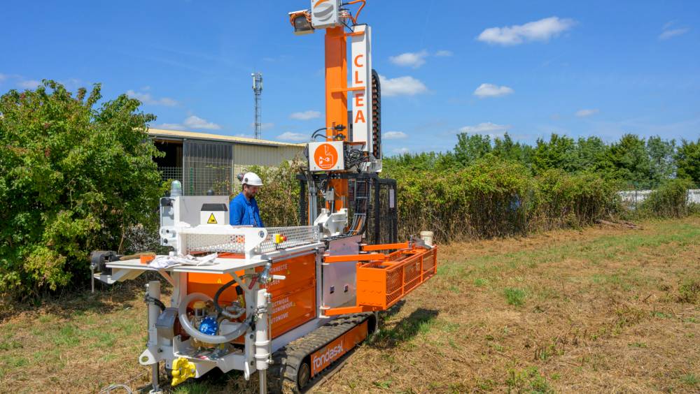 CLEA, une sondeuse géotechnique 100% électrique