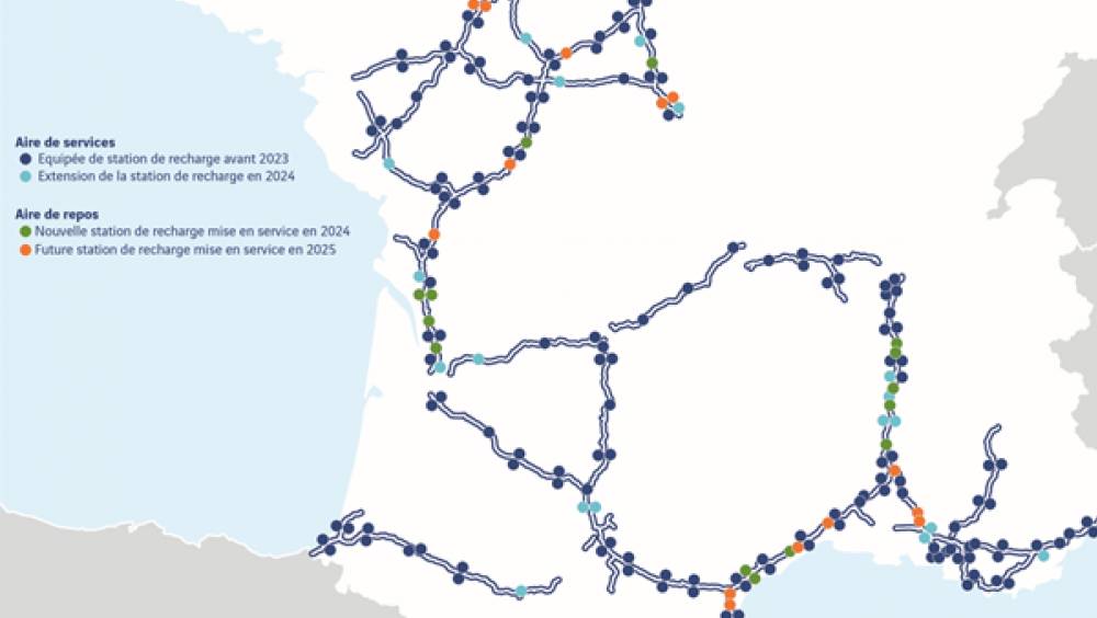 488 points de charge mis en service sur le réseau Vinci Autoroutes