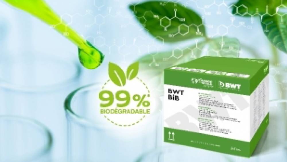 BWT France obtient une certification de biodégradabilité à 99 %