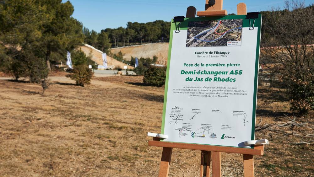 Un demi-échangeur autoroutier sur l’A55 pour desservir la carrière Lafarge de l’Estaque