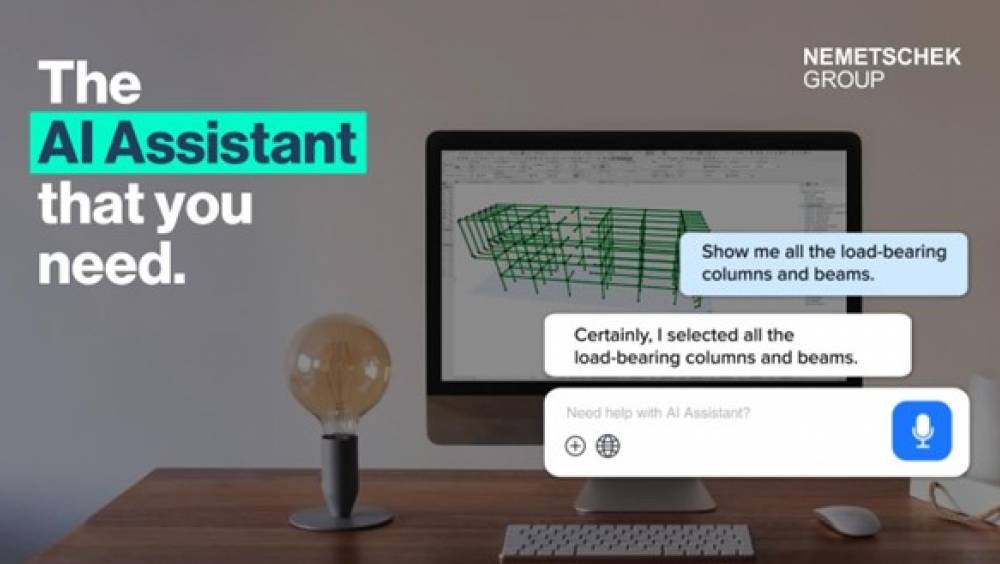Nemetschek Group introduit l’Assistant IA via deux de ses marques phares
