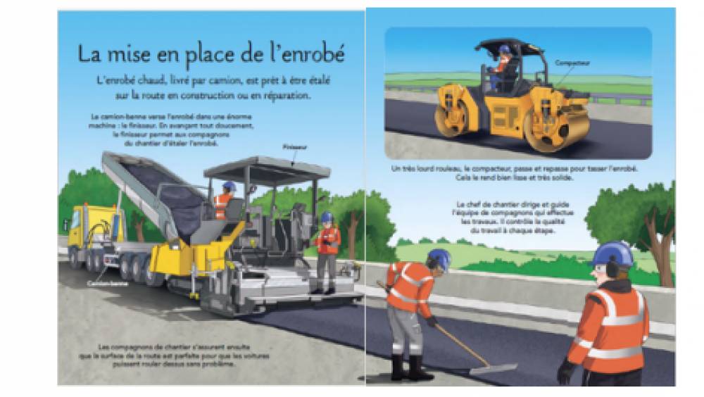 Fleurus publie  Les travaux de la route 