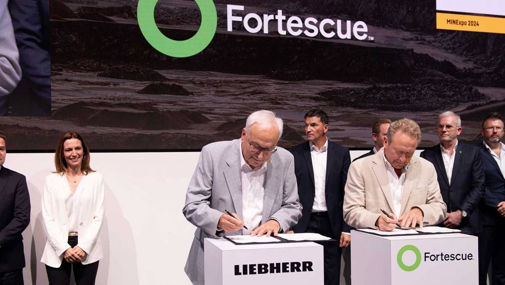 Liebherr : Fortescue, un beau cadeau d’anniversaire