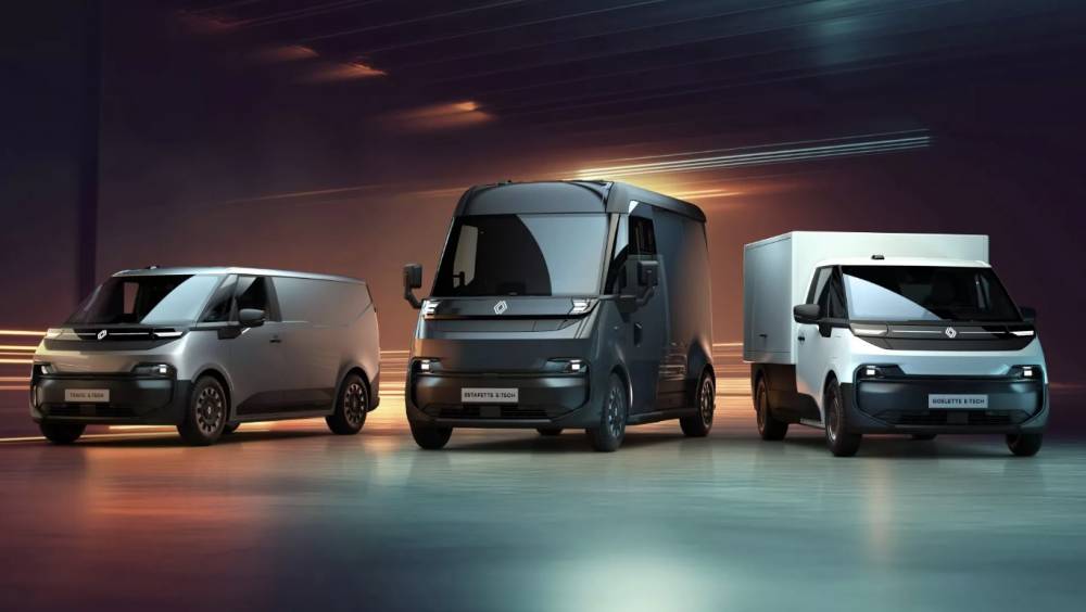 Les Renault Estafette, Goélette et Trafic reviennent gavés aux électrons