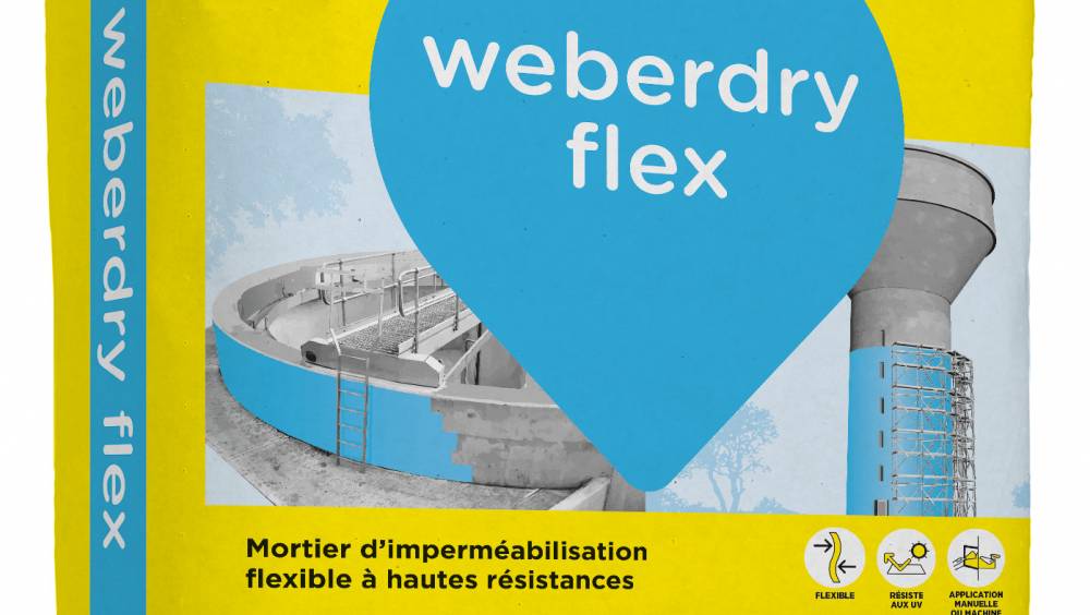 Weber lance un mortier d’imperméabilisation pour ouvrages en béton