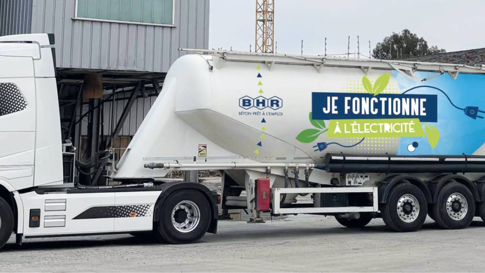 BHR décarbone son transport avec des camions-toupies électriques