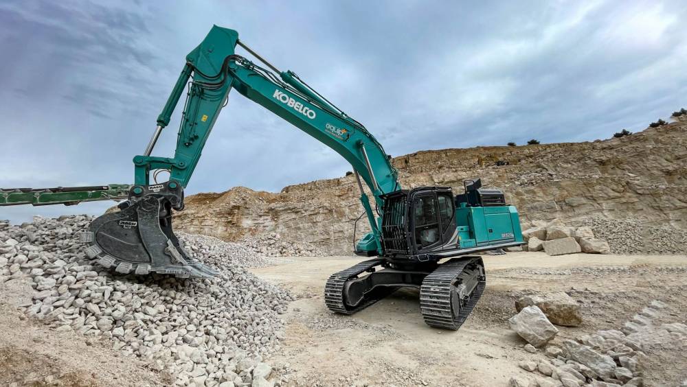 Pelles de plus de 6T : Kobelco, Volvo et Liebherr sur le podium en France