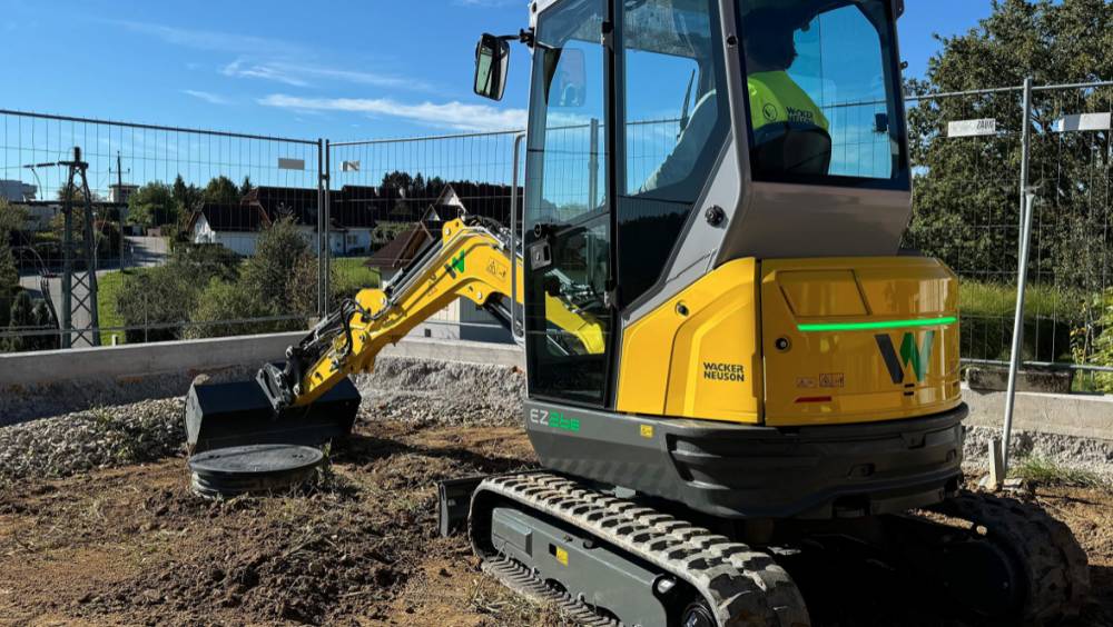 Mini pelles en France : Wacker Neuson dans le trio de tête