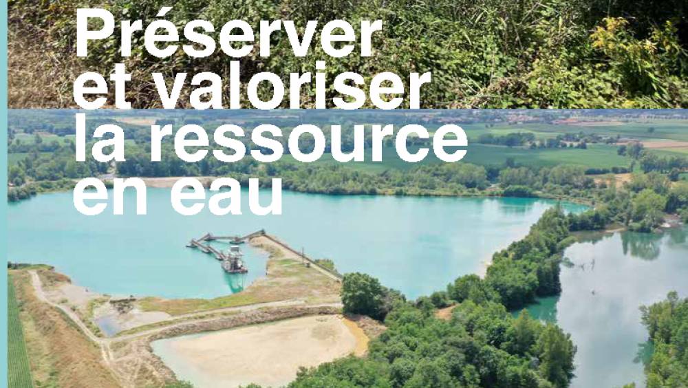 Un guide de l'UNPG promet le rôle des carrières dans la préservation de l'eau